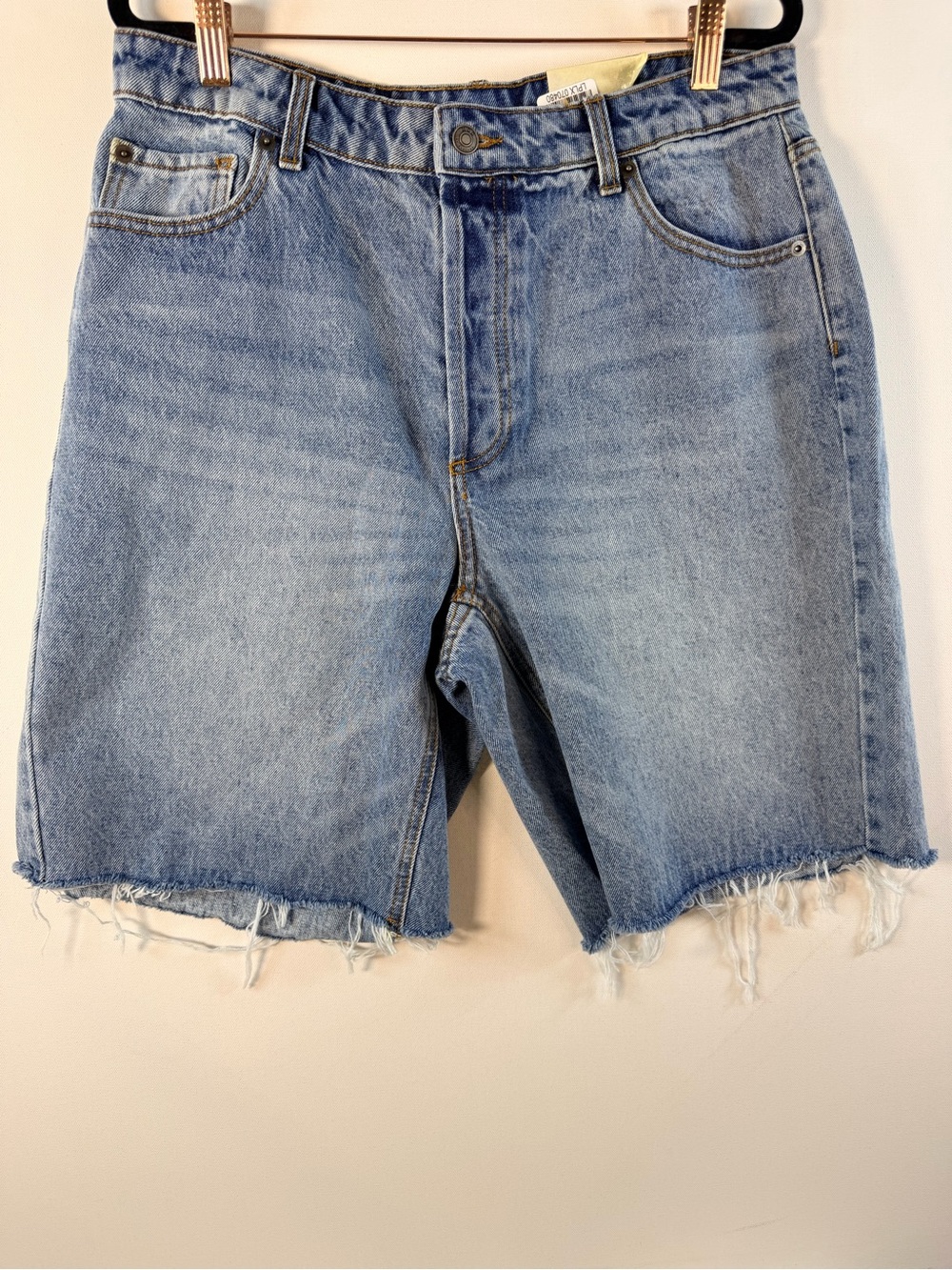 KBB by KAHLANA Women's 'The Denim Bermuda Shorts' - Light Wash 10 - Picture 6 of 10
